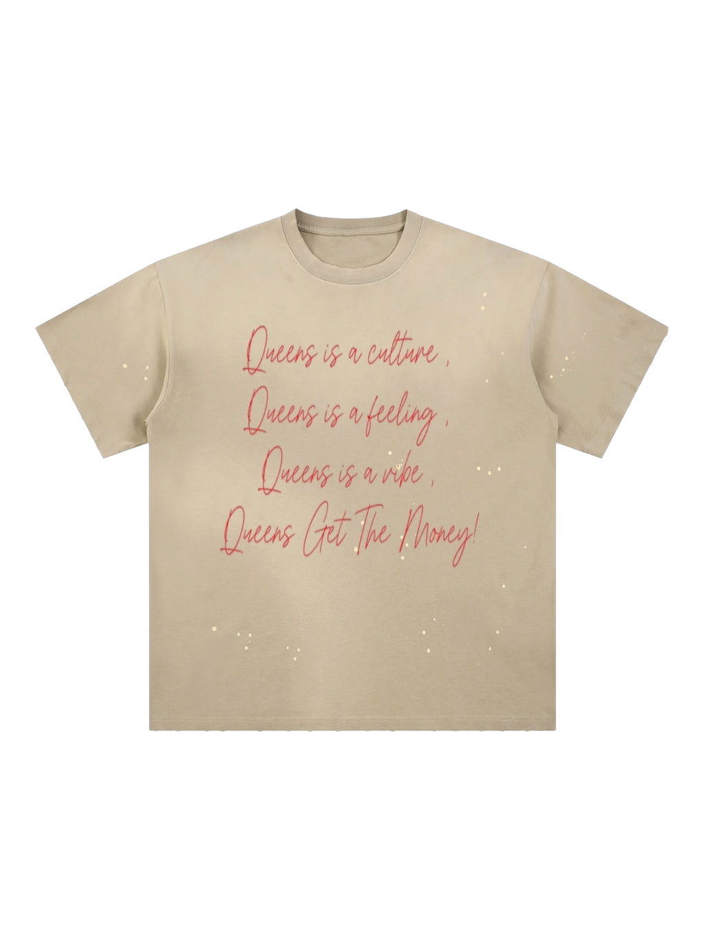 Queens Get The Money Classic Script Tee
