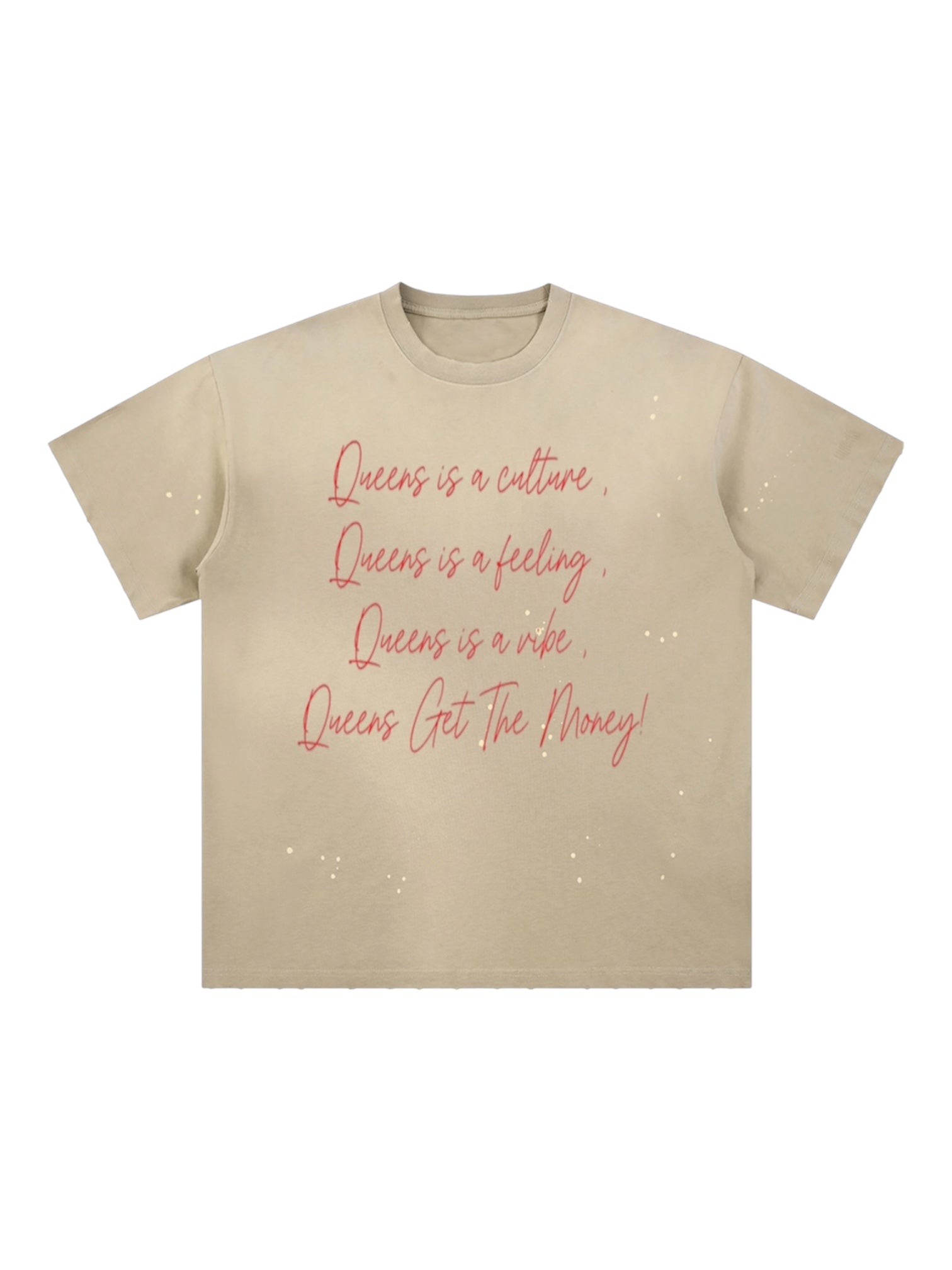 Queens Get The Money Classic Script Tee